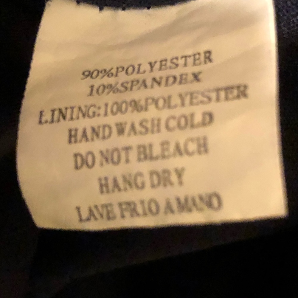 Navy Leggings w/ Mesh sides B2 - Picture 3 of 6